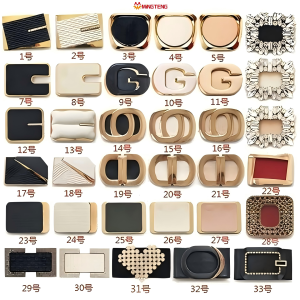 Fashion Metal Shoe Ornament Buckles (Toe Cap Buckles) Collection