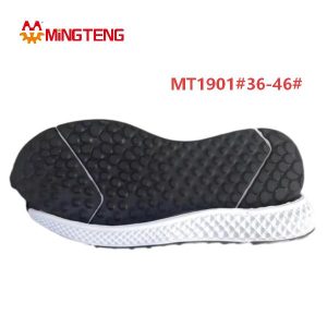 Dual Layer Popcorn Sports Running Outsole MT1901 | EVA+Rubber Athletic Shoe Sole Size 36-46#