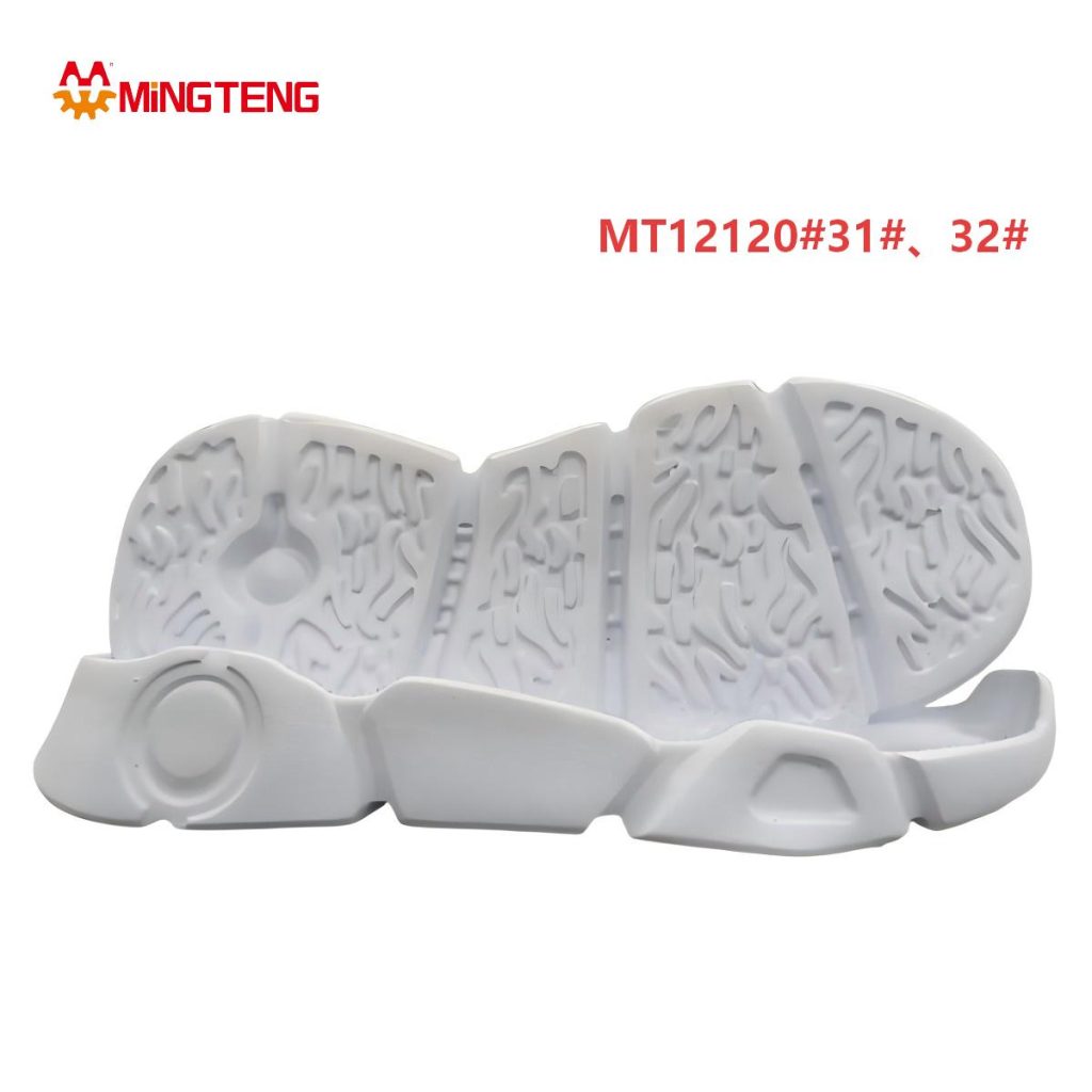 Mingteng MT12120 One-piece White EVA Kids Casual Sneaker Outsole Size 31# & 32#, Lightweight Soft Children Walking Shoe Sole