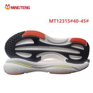 MT12315 Men White Orange Lime MD+RB Composite Racing Running Shoe Sole, Honeycomb Dot Forefoot Tread Multi-Hollow Wave Cutout Frame Lime Side Accent Sizes 40-45