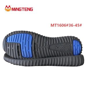 Ripple Grain Dual Color EVA Casual Shoe Sole MT1606