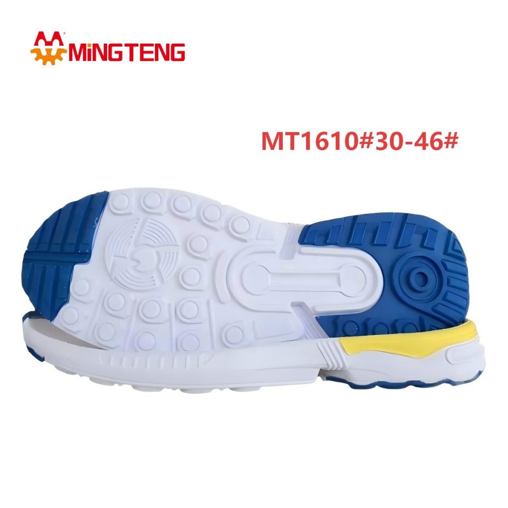 Mingteng MT1610 Multi-color EVA Rubber Sport Outsole Size 30-46, Full Sizes Lightweight Sneaker Sole For Men Women Kids Athletic Shoes