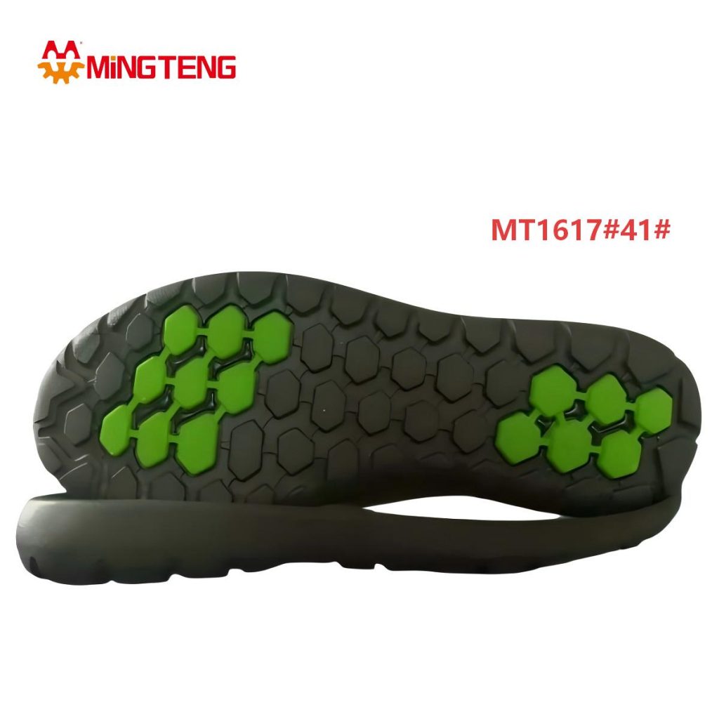 MT1617 Men Charcoal Black Fluorescent Green Honeycomb Patch MD Casual Walking Shoe Outsole, Full Hexagon Grid Base Forefoot-Heel Honeycomb Rubber Anti-Slip Zones Smooth Arc Side Wall Single Size EU41