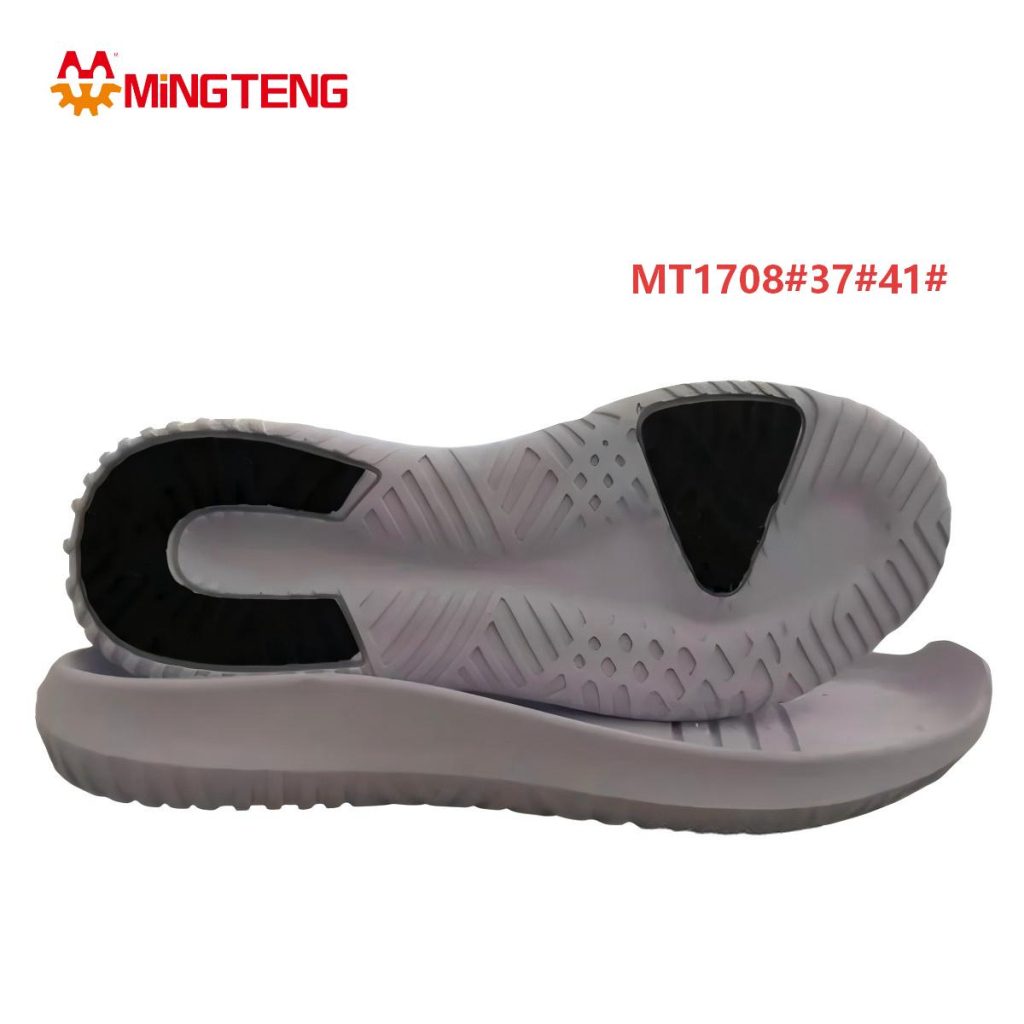 MT1708 Unisex Light Gray Black C & Triangle Partition MD Sport Shoe Midsole, Mixed Chevron Dot Outsole Texture Wavy Rib Side Wall Sizes 37-41