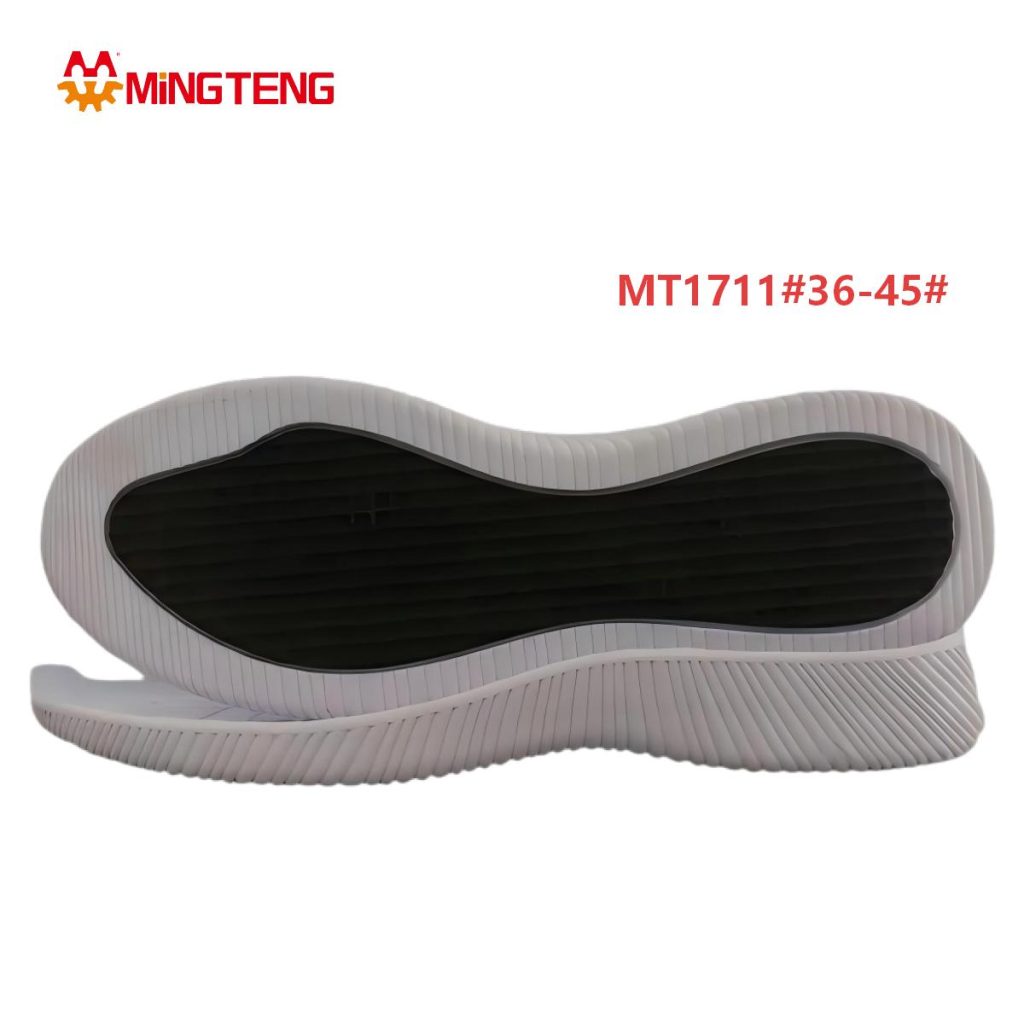 MT1711 Unisex Off-White Black Full Vertical Fine Rib MD Lightweight Racing Running Shoe Sole, Full Surround Vertical Stripe Outsole Smooth Wavy Contour Side Wall Sizes 36-45