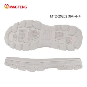MT2-20202 Men Pure White EVA Chunky Walking Casual Shoe Sole, Multi-Layer Wavy Platform Midsole Segmented Block Chevron Vertical Strip Anti-Slip Outsole Sizes 39-44