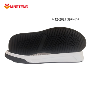 MT2-2027 Men Black & White Two-Tone RB Rubber Chunky Sports Casual Shoe Sole, Thick White Layered EVA Midsole Full Honeycomb Mesh Grain Black RB Anti-Slip Outsole Sizes 39-44