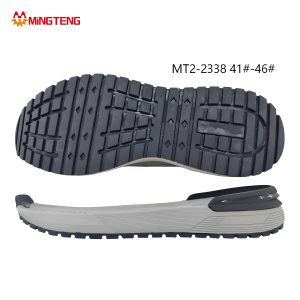 MT2-2338 Men Light Gray Black MD+TPR+TPU Composite Work Running Shoe Sole, Vertical Strip Diamond Dot TPR Outsole Multi-Layer Linear Streamline Side Wall Rear Heel Hard TPU Stabilizer Sizes 41-46