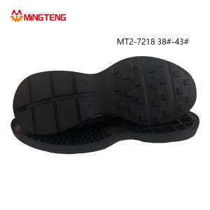 MT2-7218 Unisex All Black EVA Lightweight Casual Sports Shoe Sole, Integrated Thin Midsole Dual Square & Cross Star Anti-Slip Tread Sizes 38-43