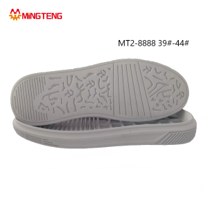 MT2-8888 Men Pure White EVA Thick Skate Casual Shoe Sole, Smooth Platform Midsole Mixed Vertical Strip & Irregular Abstract Anti-Slip Outsole Sizes 39-44