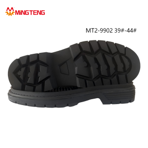MT2-9902 Men All Black EVA Chunky Work Casual Shoe Sole, Multi-Layer Horizontal Rib Platform Midsole Deep Large Block Rugged Anti-Slip Outsole Sizes 39-44