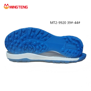MT2-9920 Men Blue & White Two-Tone Sports Running Casual Shoe Sole, Contoured White Striped EVA Midsole Multi-Zone Round Dot & Linear Anti-Slip Blue Rubber Outsole Sizes 39-44