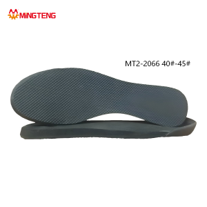 MT2-2066 Men All Black Flat Lightweight Business Casual Shoe Sole, One-Piece Rubber Outsole Full Fine Interlocking Diamond Grid Anti-Slip Texture Sizes 40-45