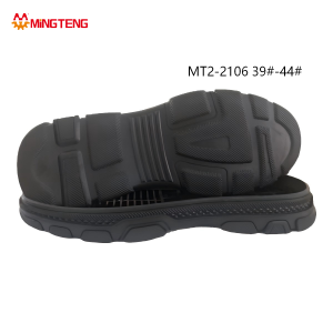 MT2-2106 Unisex All Black Thick Fashion Dad Casual Sports Shoe Sole, Hollow Grid Light EVA Midsole Segmented Large Square Diagonal Grain Rubber Outsole Sizes 39-44