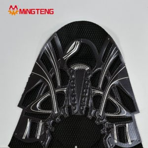 MT-U123 3D Embossed Breathable Mesh Sports Shoe Upper PU Sneaker