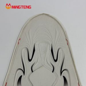 MT-U135 Embossed Printed Fabric Shoe Upper Custom Thermoforming Sneaker Vamp