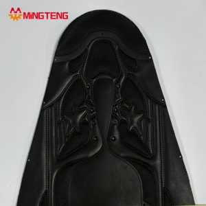 MT-U155 Breathable Mesh Synthetic Leather Shoe Upper Embossed Star Pattern Casual Sports Shoe