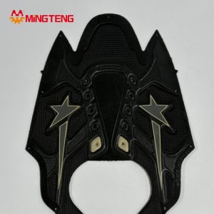 MT-U168 Embossed Star Pattern Hot Press Shoe Upper Breathable Mesh Sport Sneaker