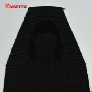 MT-U169 3D Flyknit Black Athletic Shoe Upper Breathable Stretch Knit Sneaker