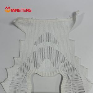 MT-U184 Flyknit Breathable White Sports Shoe Upper Knit Sneaker Vamp Mesh Footwear Material