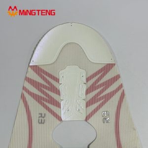MT-U185 Hot Melt Embossed Sport Shoe Upper Fabric, Custom Printed Knit Sneaker