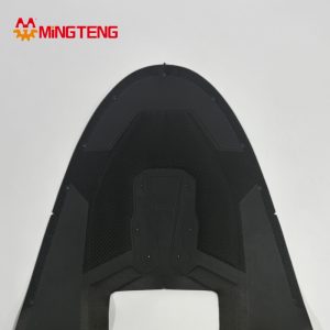 MT-U201 Black Breathable Mesh Thermoformed Sports Shoe Upper