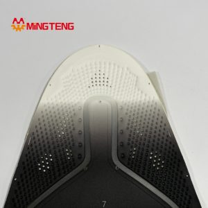MT-U213 Breathable Gradient 3D Flying Knit Shoe Upper with Auxiliary Patch, Sport Sneaker