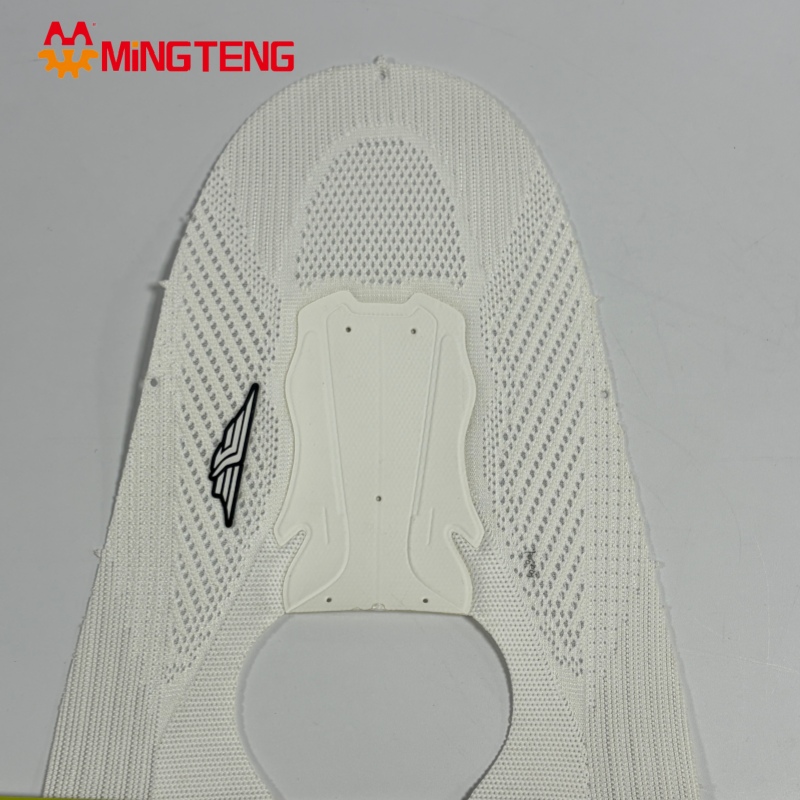 MT-U022 3D Flyknit Sneaker Shoe Upper Breathable Knit Shoe Vamp for Sports Running Shoes