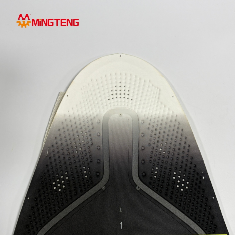 MT-U270 Gradient Breathable Hot Press Shoe Upper Perforated Thermoforming Sneaker Vamp