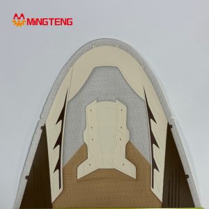 MT-U285 Breathable Mesh Sports Shoe Upper Custom Printed Fashion Sneaker