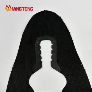 MT-U287 Breathable Black Sports Shoe Upper Knit Sneaker Vamp