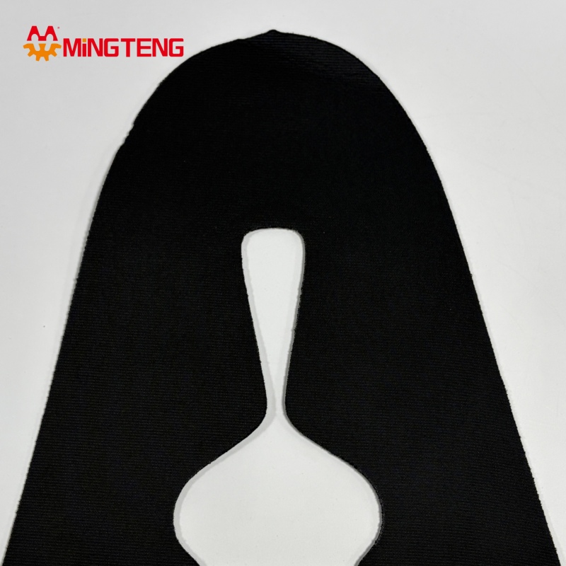 MT-U291 Embossed Breathable Flyknit Shoe Upper Black Custom Jacquard Sock Sneaker - Image 2