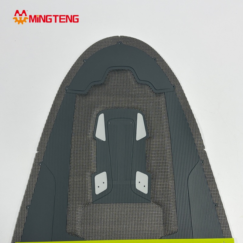 MT-U315 Custom Embossed Woven Fabric Shoe Upper
