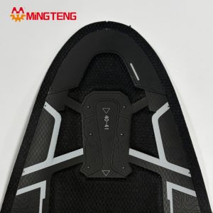 MT-U316 Breathable 3D Mesh Sport Shoe Upper With Reinforced TPU Patch Custom Size Sneaker