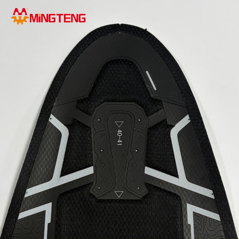 MT-U316 Breathable 3D Mesh Sport Shoe Upper With Reinforced TPU Patch Custom Size Sneaker