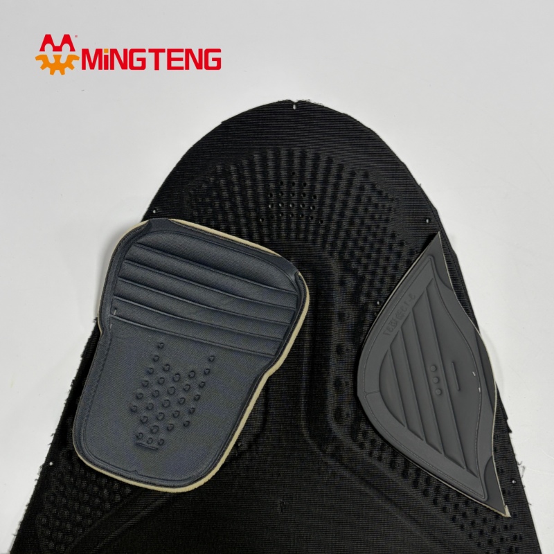 MT-U321 Breathable Perforated Sports Shoe Upper, Custom Embossed Microfiber Sneaker - Image 2