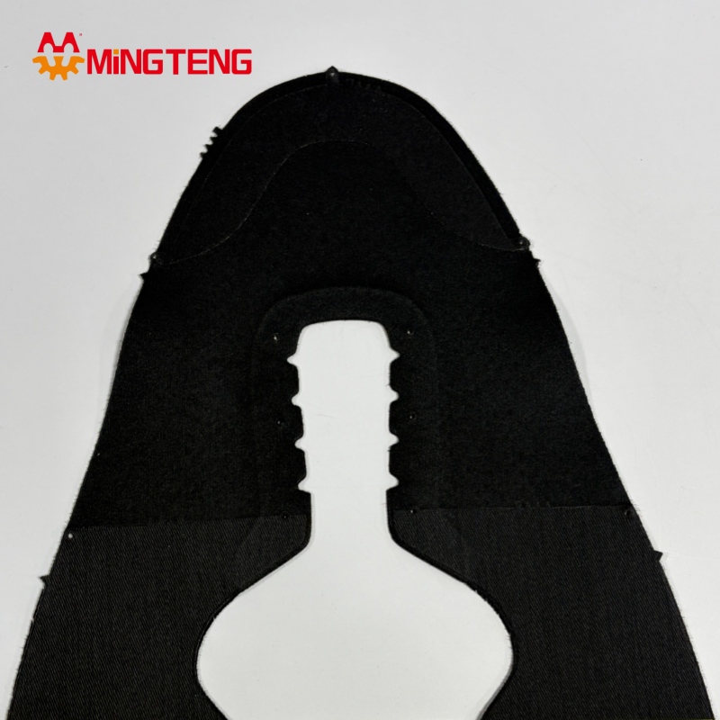 MT-U323 Breathable Mesh Sports Shoe Upper Black Composite Sneaker Vamp - Image 2