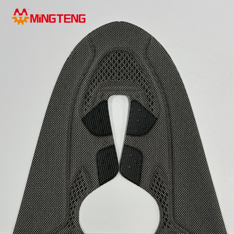 MT-U328 3D Flyknit Athletic Shoe Upper Breathable Mesh Sneaker Vamp for Sports Running Shoes