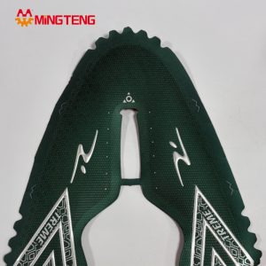 MT-U051 Custom Embossed TPU Shoe Upper Breathable Knitted Composite Footwear Vamp For Sports Sneakers