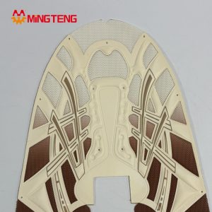 MT-U086 Embossed Gradient Mesh Shoe Upper Custom Hot Press Sneaker Vamp
