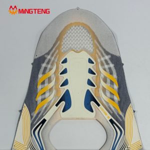 MT-U114 Flying Knit Sports Shoe Upper with TPU Reinforcement Breathable Jacquard Sneaker