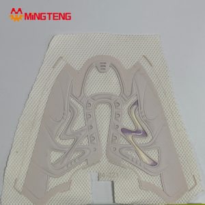MT-U121 Embossed Thermoformed Breathable Mesh Sneaker Upper Custom Printed