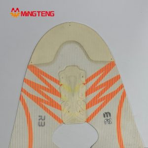 MT-U126 Breathable Woven Sports Shoe Upper Custom Printed Sneaker Vamp With Reinforced TPU