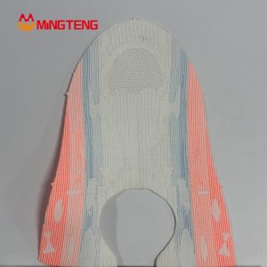 MT-U018 3D Flyknit Shoe Upper Breathable Jacquard Flying Woven Sneaker Vamp for Sports Running Shoes