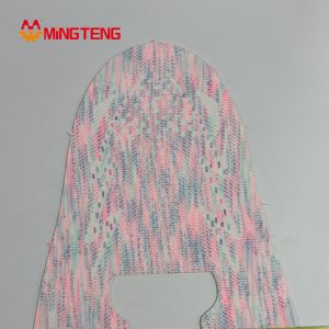 MT-U195 3D Flyknit Sneaker Upper Colorful Gradient Knitted Shoe Vamp Breathable Running Shoe Upper