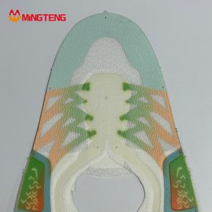 MT-U221 Flyknit Printed Shoe Upper Breathable Mesh Knit Sneaker