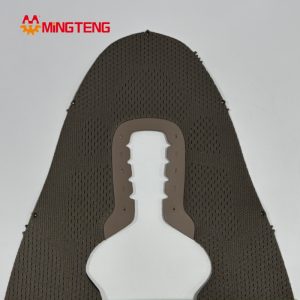 MT-U235 Breathable Mesh Sports Shoe Upper Custom Cut Microfiber Fabric