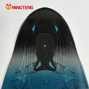 MT-U272 Breathable Gradient Printed Flyknit Shoe Upper