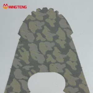 MT-U028 Camouflage Flyknit Shoe Upper 3D Jacquard Woven Sneaker Vamp For Casual Sport Shoes