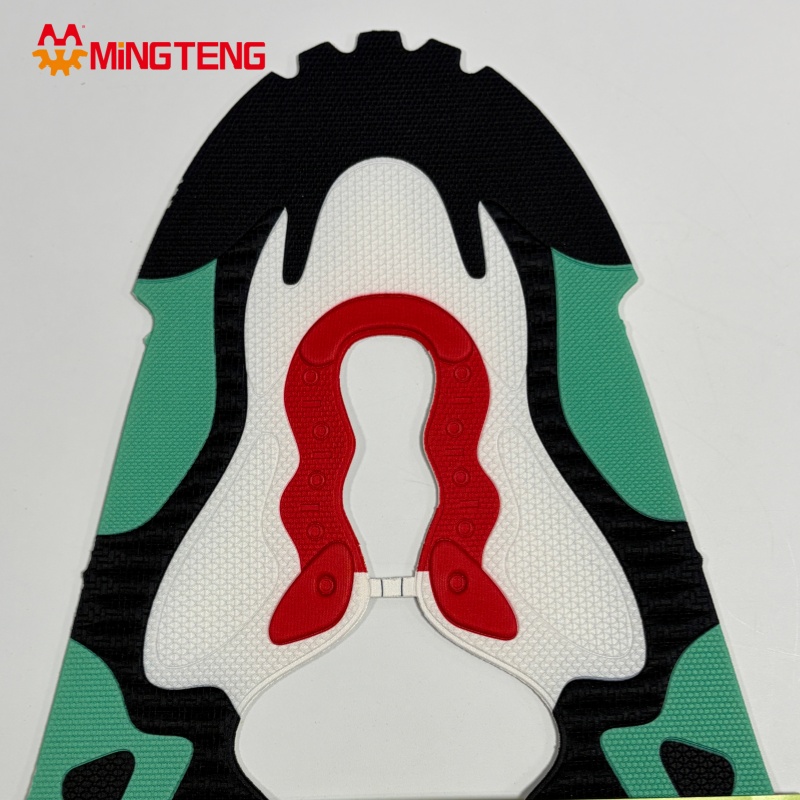 MT-U303 Breathable Multicolor Hot Press Shoe Upper Custom Embossed Sneaker